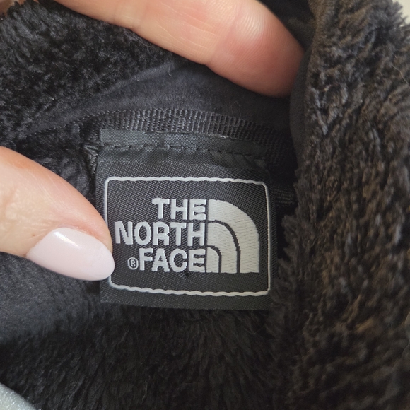 The North Face Black Teddy Jacket with Pink Accents - Picture 8 of 9